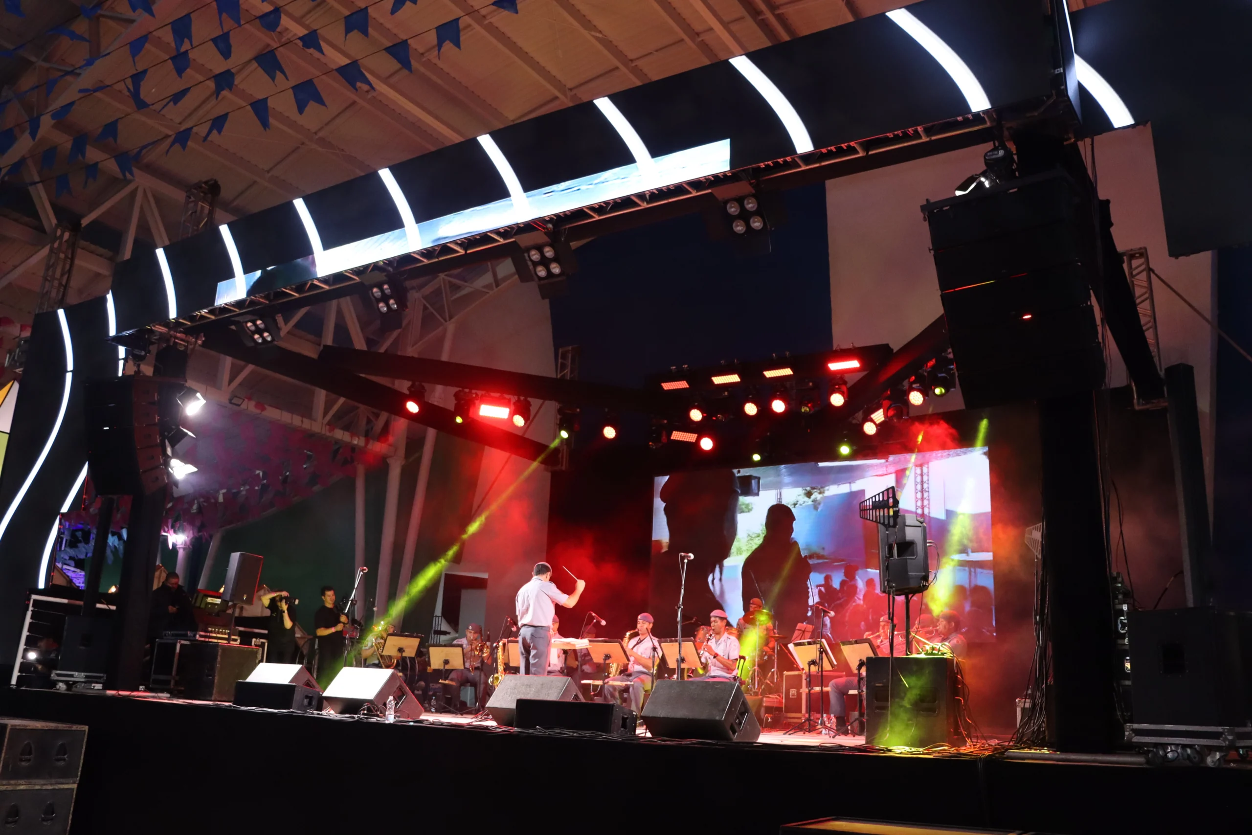 Iluminação para eventos de médio porte